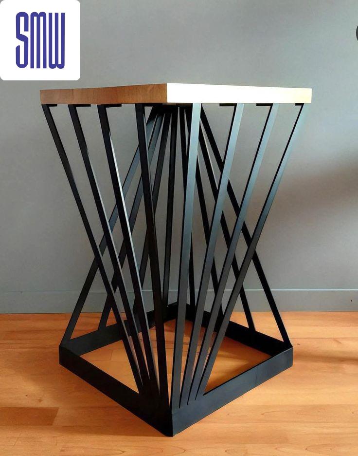 Custom metal shelving unit - bespoke furniture fabrication